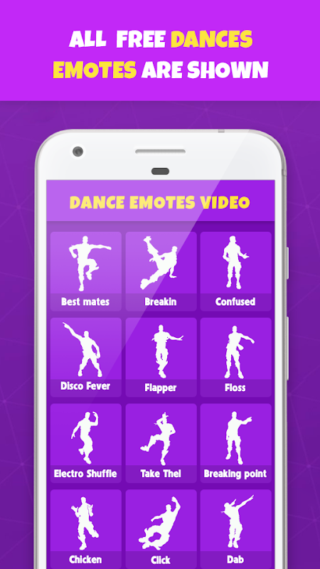 Captura de tela do Dance Emotes Danceemotesnewseason - Modo Clássico
